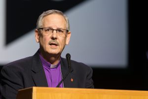 Bishop Bruce R. Ough. Photo by Mike DuBose, UMNS